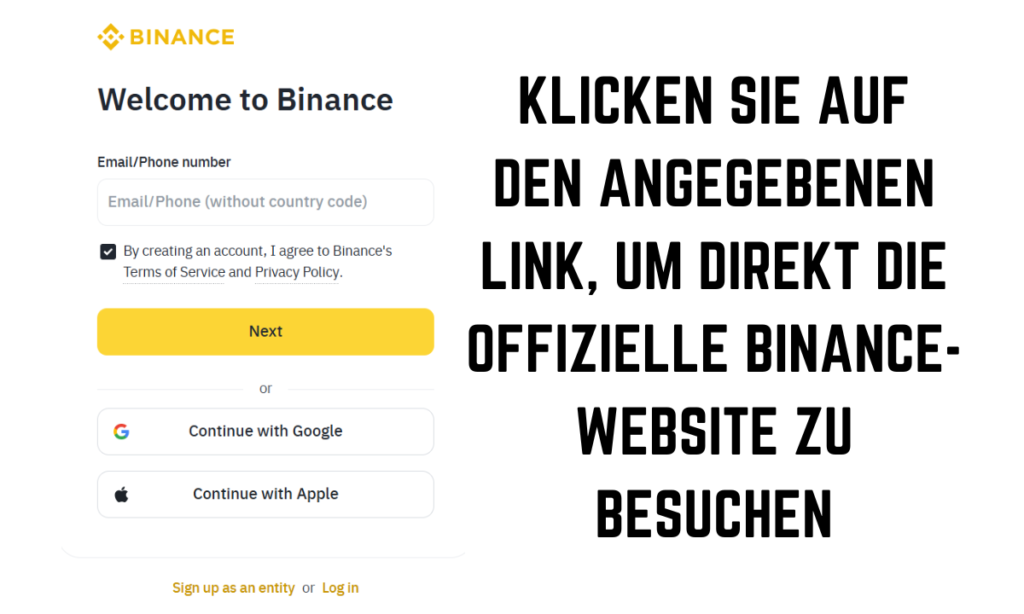 Binance-Empfehlungscode