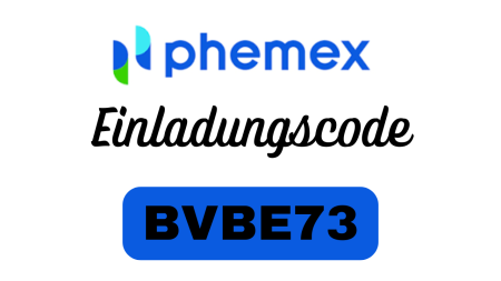 Phemex Einladungscode „BVBE73“ – 8500 € Bonus + 20 % Rabatt
