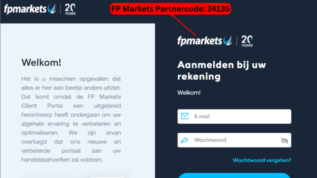 FP Markets Partnercode "24135" – 10% Rabatt auf Handelsgebühren