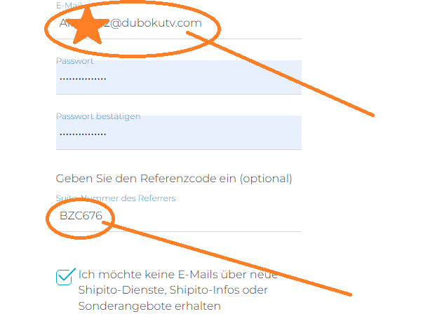 Shipito Empfehlungscode