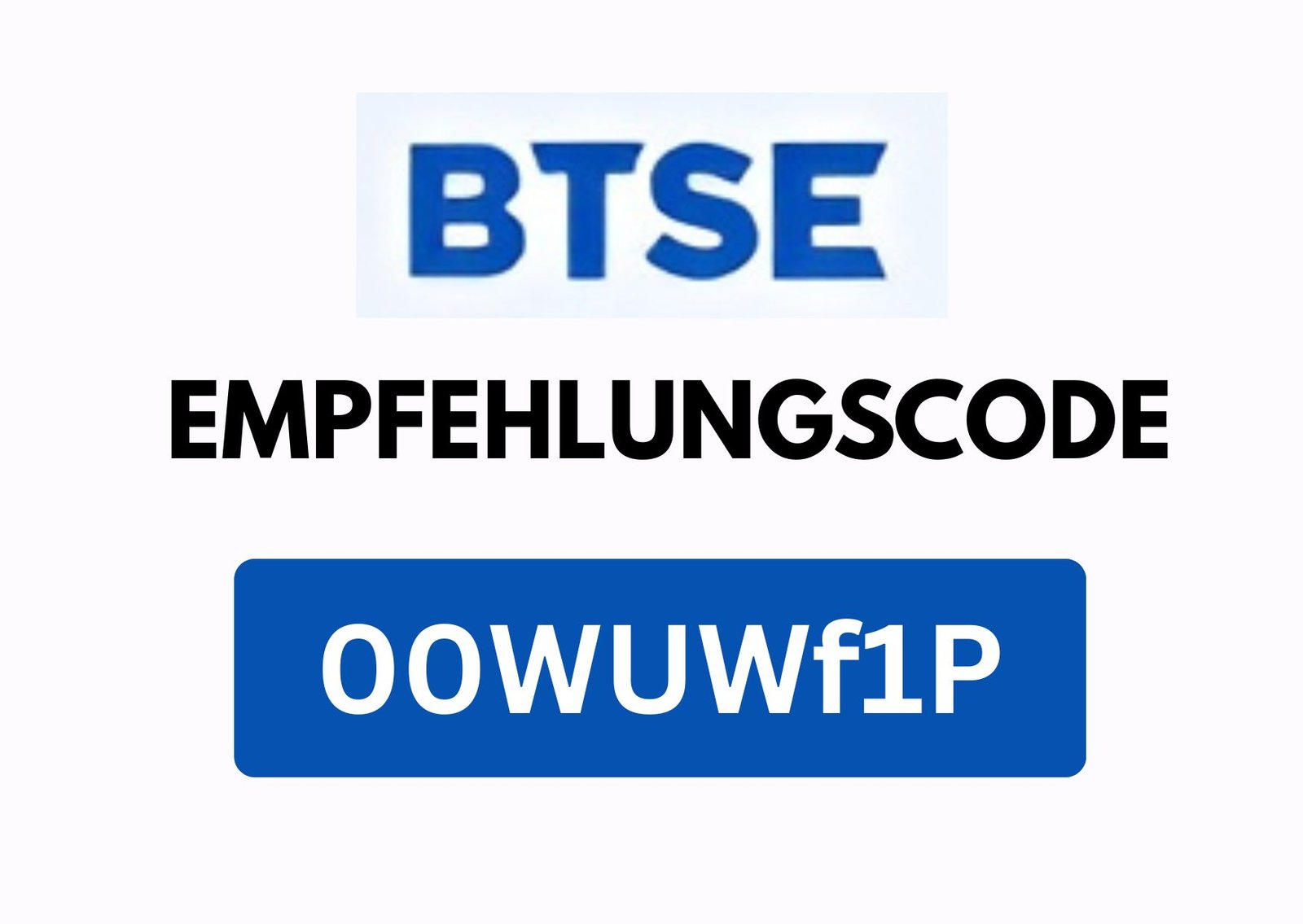 BTSE Empfehlungscode