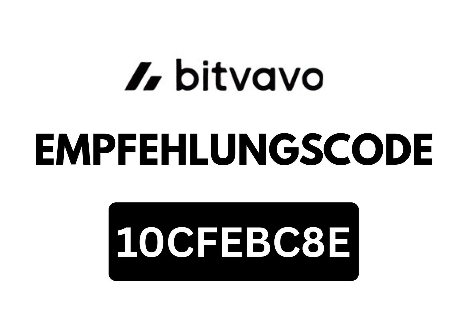 Bitvavo Empfehlungscode